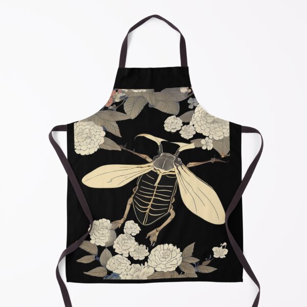 Item preview, hercules beetle in flowers designed and sold by EuropeanPrints.