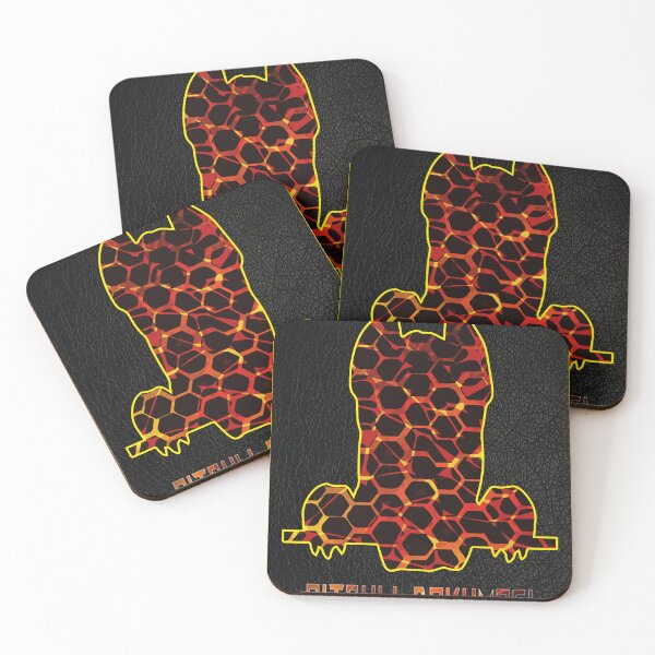 Item preview, Pitbull Hexagonal Design in Volcanic Colors designed and sold by aaron bautista.