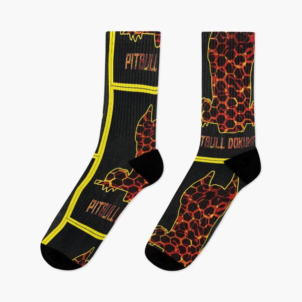 Item preview, Pitbull Hexagonal Design in Volcanic Colors designed and sold by aaron bautista.