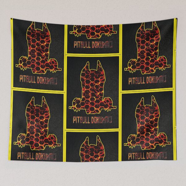 Item preview, Pitbull Hexagonal Design in Volcanic Colors designed and sold by aaron bautista.