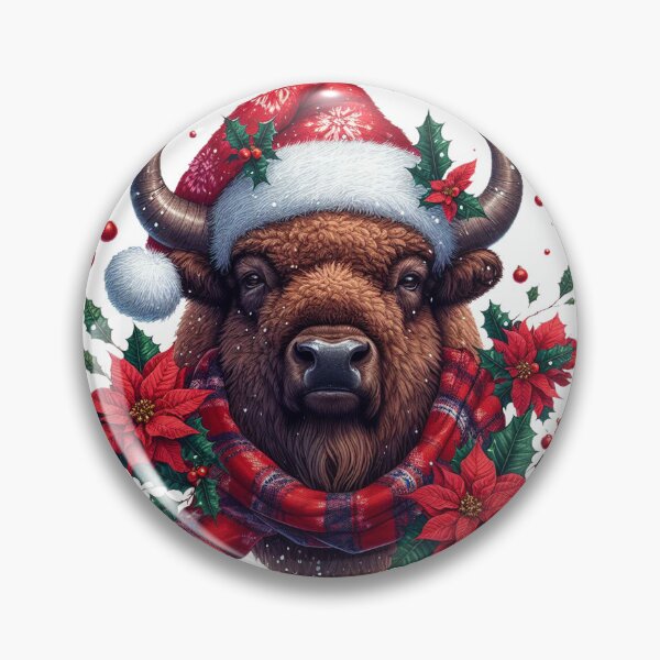 Item preview, Merry Bison Christmas designed and sold by bubblevixen.
