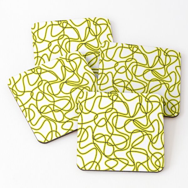Item preview, Abstract pattern - yellow. designed and sold by K.S ART.