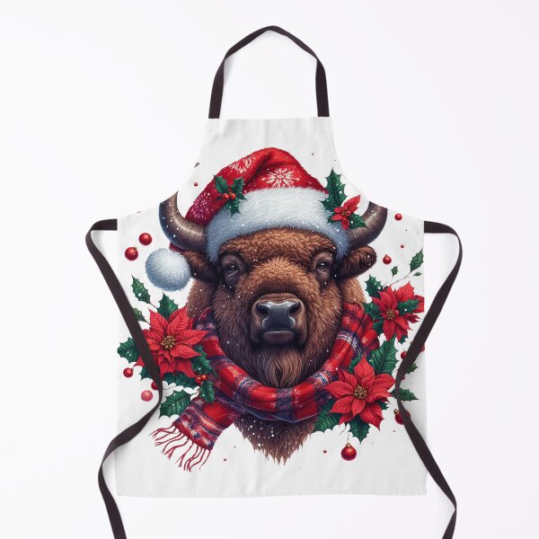 Item preview, Merry Bison Christmas designed and sold by bubblevixen.