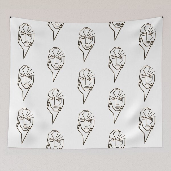 Item preview, Minimal  Abstract face in black line designed and sold by birasart.