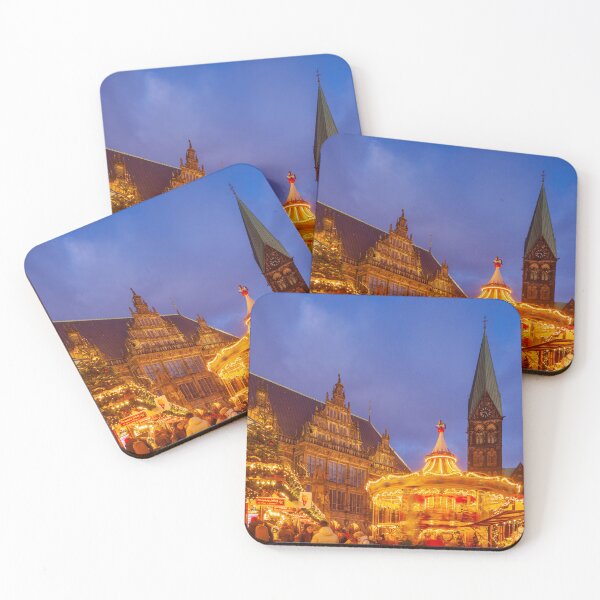 Item preview, Bremen Christmas market with town hall and Bremen Cathedral designed and sold by Torsten  Krüger.