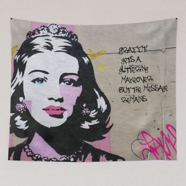Item preview, Girl Stencil Graffiti designed and sold by Bomax121.