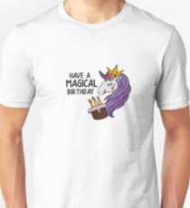 Unicorn party T-shirt for girls “Girl’s birthday party” Unisex T-Shirt