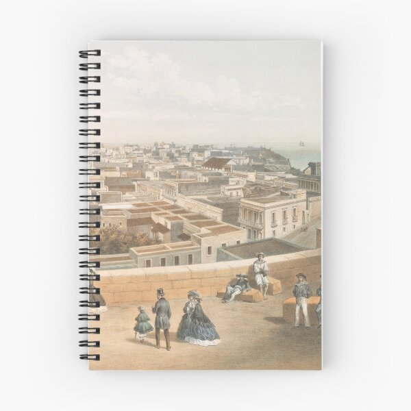 Item preview, Vintage Pictorial Map of San Juan PR (1860) designed and sold by BravuraMedia.