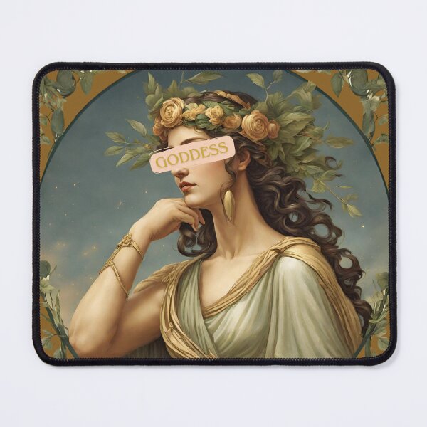Item preview, Demeter the goddess Greek mythology myth art drawing design designed and sold by TheLocoShop.