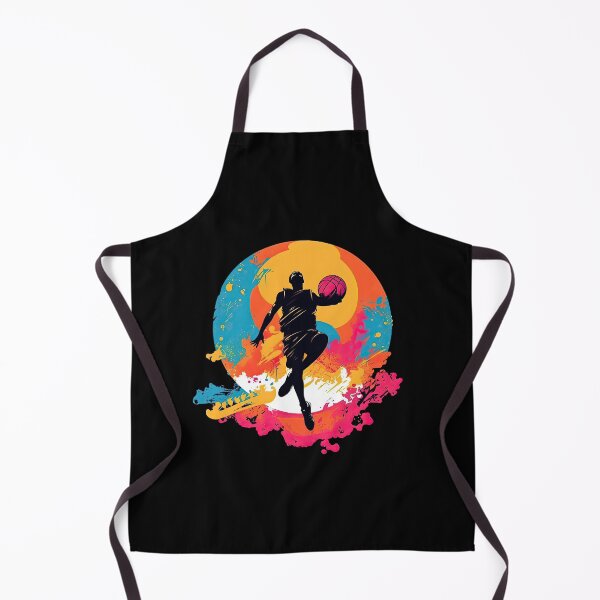 Item preview, Color spectacle on the court: The creative basketball artist designed and sold by WallGemsArt.