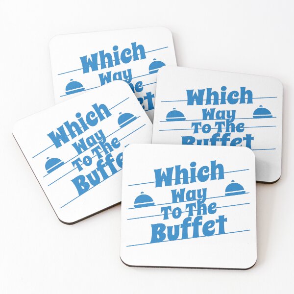 Item preview, Which Way To The Buffet - A Foodie's Compass designed and sold by NexaArts.