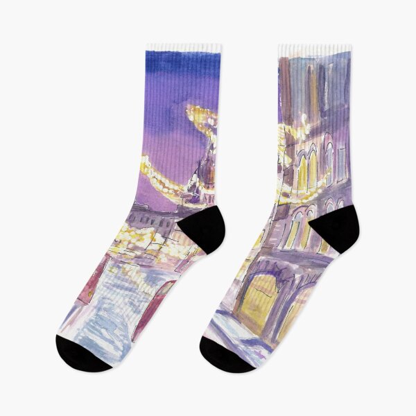Item preview, Nightly London England Streets in Winter Romance Decor designed and sold by artshop77.