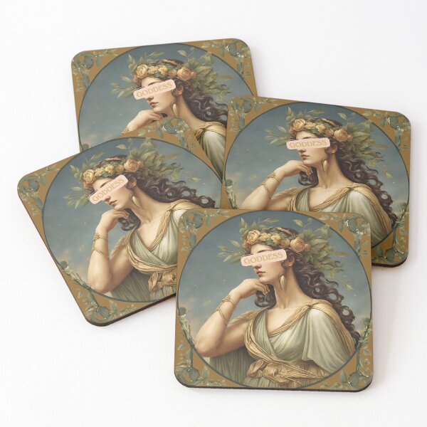 Item preview, Demeter the goddess Greek mythology myth art drawing design designed and sold by TheLocoShop.
