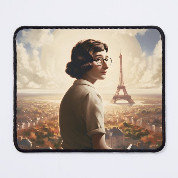 Item preview, Simone Weil portrait of the great philosopher designed and sold by Last-Train.
