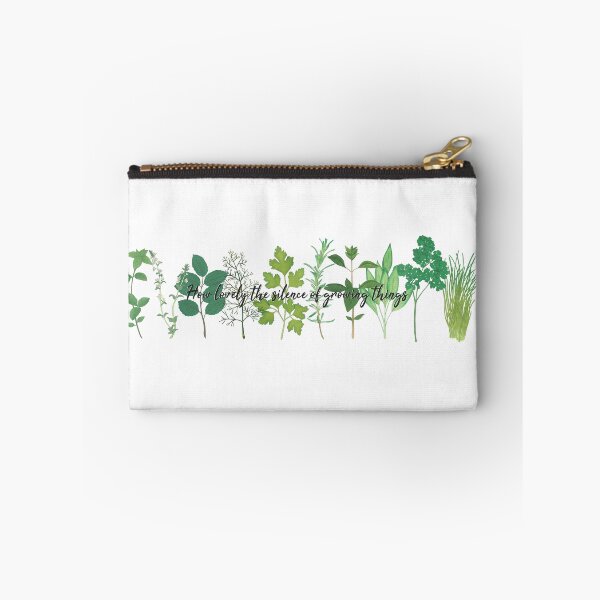 Item preview, Herbs quote - how lovely the silence of growing things designed and sold by drlurking.