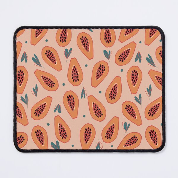 Item preview, Papaya tropical fruit pattern designed and sold by IlonaRachon.