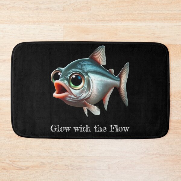Item preview, Glow with the Flow Neon Tetra designed and sold by HeadTurningArt.
