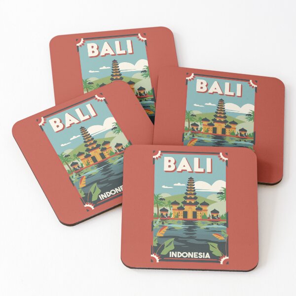 Item preview, A Vintage Travel Art of Bali Indonesia designed and sold by GoodOldVintage.