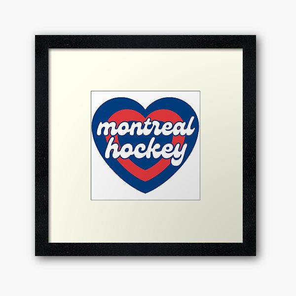Aperçu de l'œuvre Les Canadiens de Montréal ont inspiré le cœur du hockey créée et vendue par aenewby.