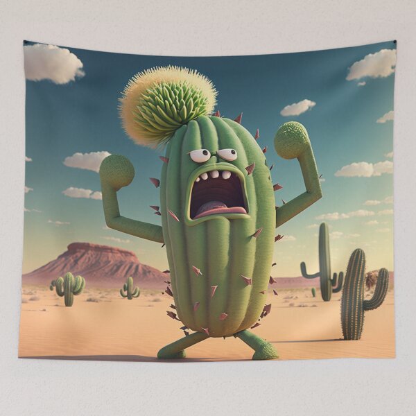 Item preview, Clay Screaming Cactus 1 designed and sold by AstroRisq.