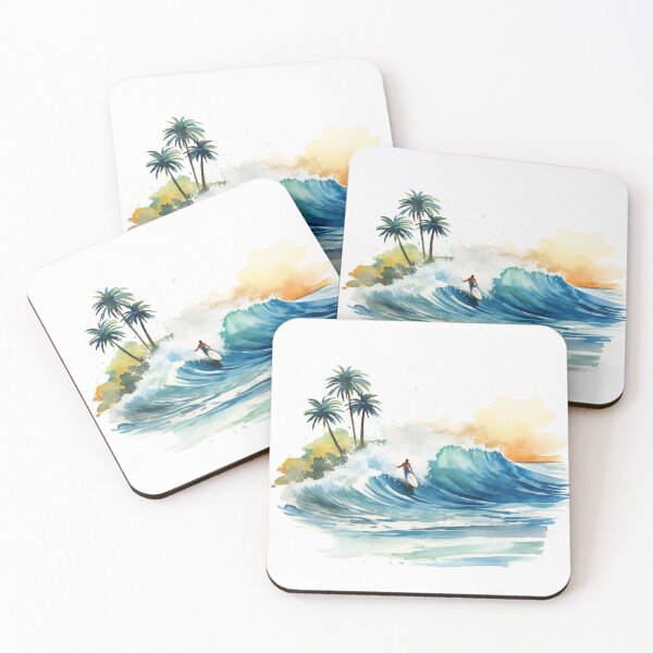 Item preview, Coastal Harmony: Beach and Surf Sanctuary Wall Art designed and sold by CanvasChronicle.