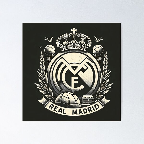 The Madrid CF Logo Poster for Sale by jhonatanliem