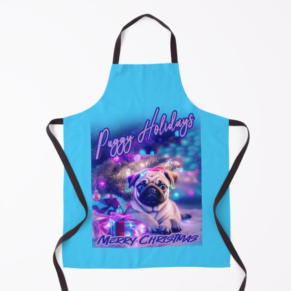 Item preview, Pug HAPPY HOLIDAYS 81 MERRY CHRISTMAS PUGGY HOLIDAYS designed and sold by RedBluffTraders.