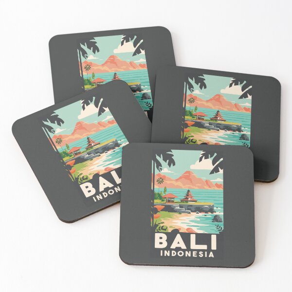 Item preview, A Vintage Travel Art of Bali Indonesia designed and sold by GoodOldVintage.