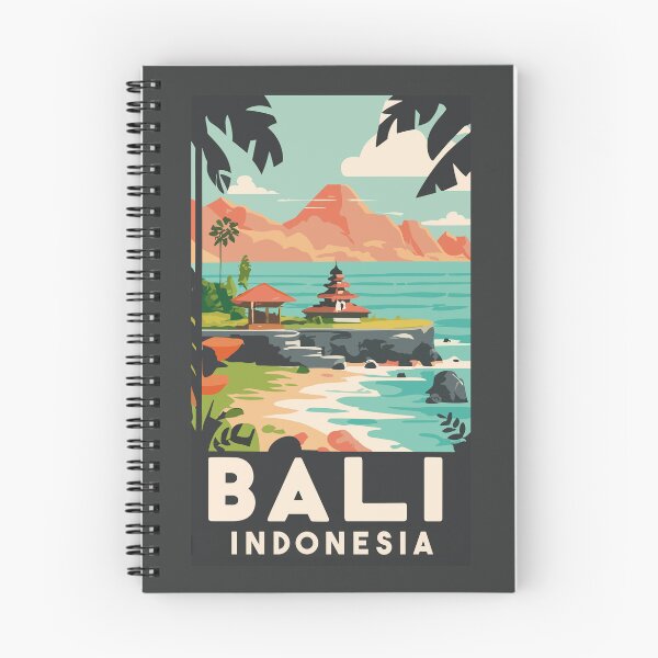 Item preview, A Vintage Travel Art of Bali Indonesia designed and sold by GoodOldVintage.