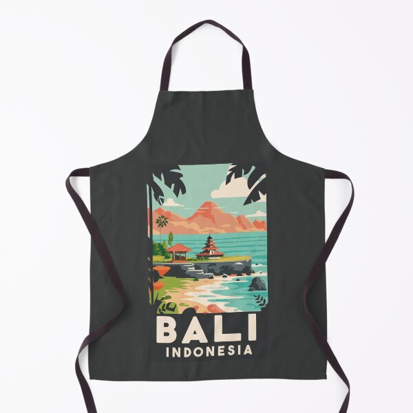 Item preview, A Vintage Travel Art of Bali Indonesia designed and sold by GoodOldVintage.