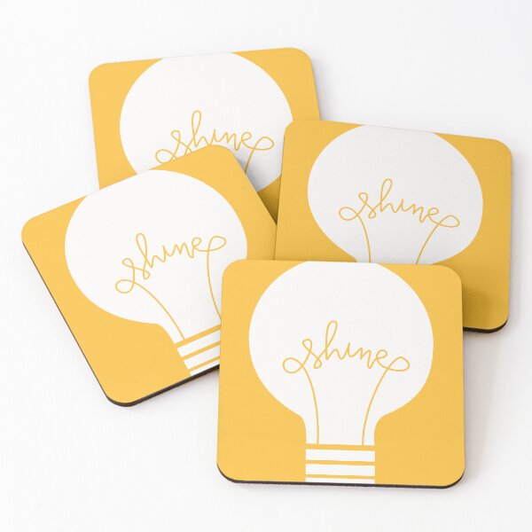 Item preview, SHINE Lightbulb White designed and sold by ZemonDesigns.