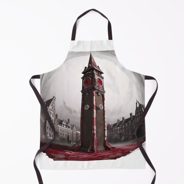 Item preview, A Blood red clocktower designed and sold by creative-cub.