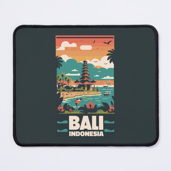 Item preview, A Vintage Travel Art of Bali Indonesia designed and sold by GoodOldVintage.