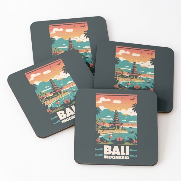 Item preview, A Vintage Travel Art of Bali Indonesia designed and sold by GoodOldVintage.