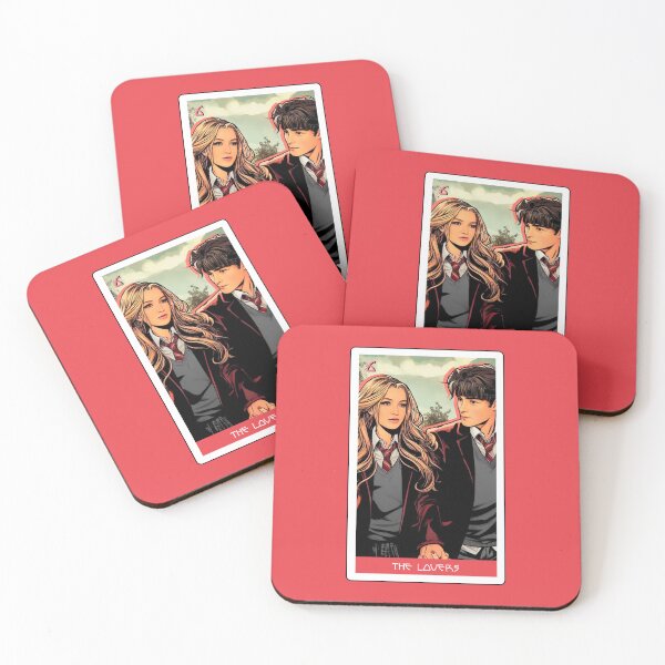 Item preview, the lovers - house of anubis tarot card designed and sold by sadieillust.