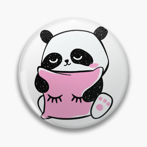 Item preview, sleeping kawaii panda designed and sold by itswallcraft.
