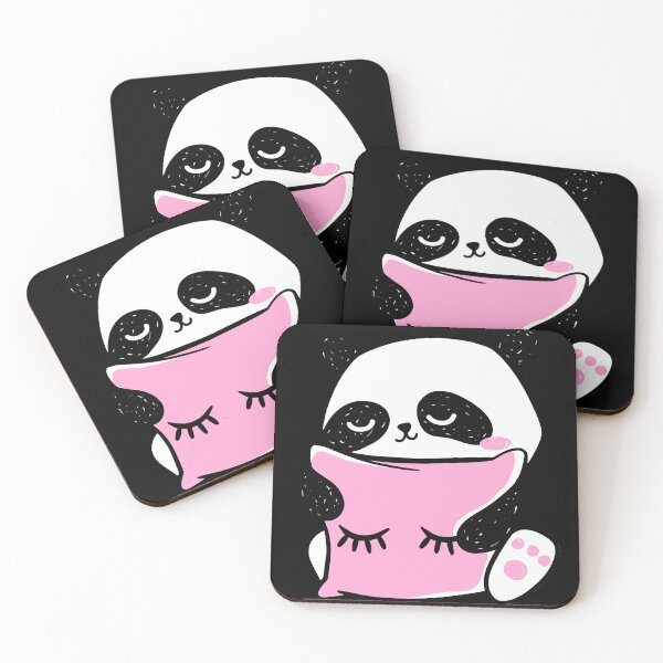 Item preview, sleeping kawaii panda designed and sold by itswallcraft.