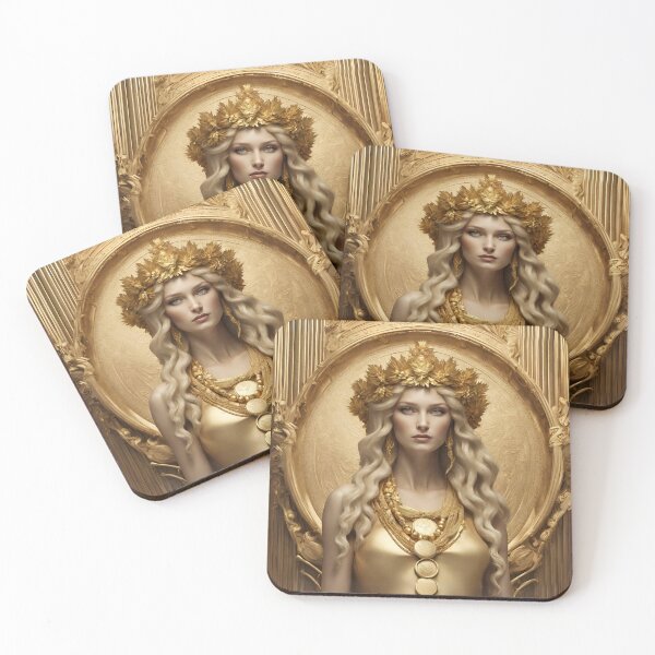 Item preview, Demeter the goddess Greek mythology myth art drawing design designed and sold by TheLocoShop.