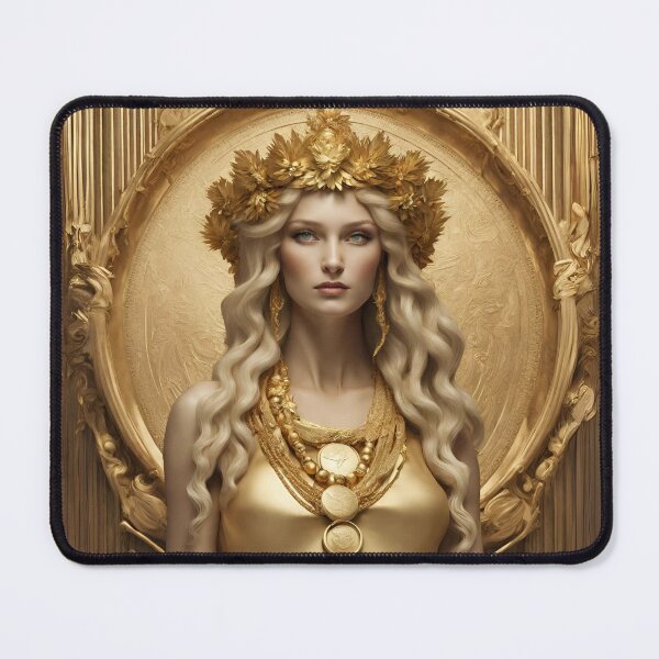 Item preview, Demeter the goddess Greek mythology myth art drawing design designed and sold by TheLocoShop.
