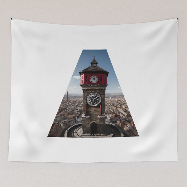 Item preview, A Blood red clocktower designed and sold by creative-cub.