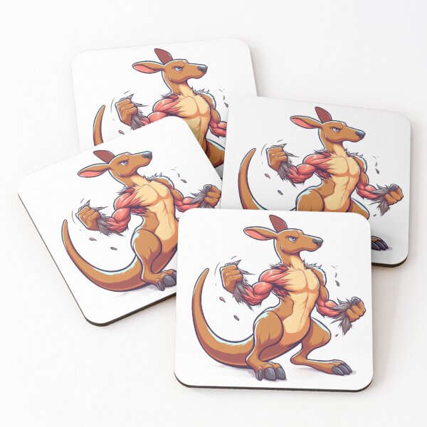 Item preview, muscle kangaroo designed and sold by Animalia-.