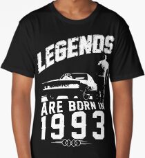 Legends Are Born In 1993 Long T-Shirt