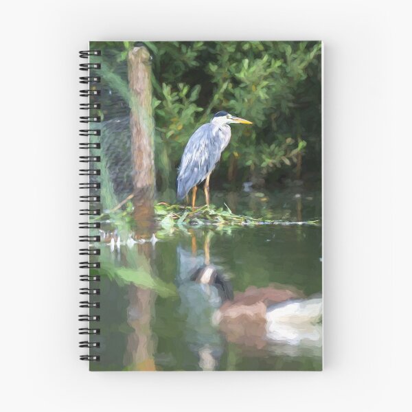 Item preview, A digital illustration of a Grey Heron. designed and sold by RobThorley.