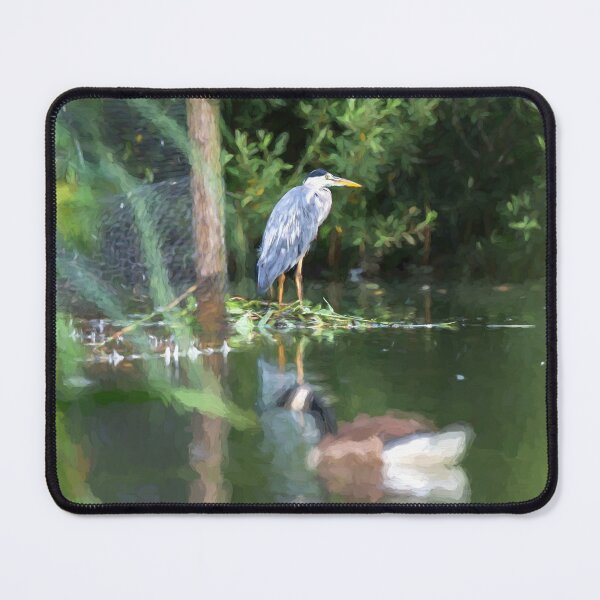 Item preview, A digital illustration of a Grey Heron. designed and sold by RobThorley.