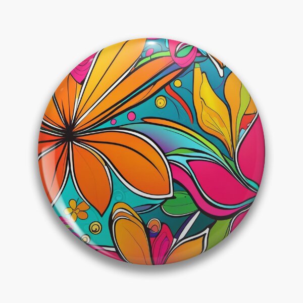 Artikelvorschau, Funky Flowers: Bunte und exzentrische Blumendesigns mit einzigartigen Mustern. entworfen und verkauft von CristyAV.