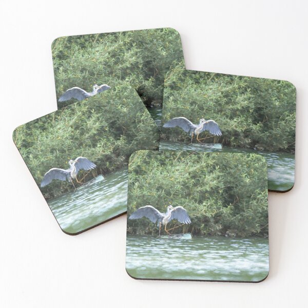 Item preview, A digital illustration of a Grey Heron. designed and sold by RobThorley.