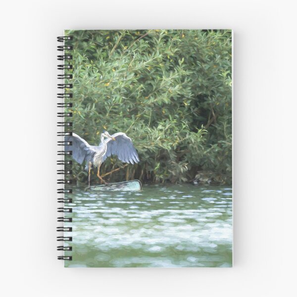 Item preview, A digital illustration of a Grey Heron. designed and sold by RobThorley.