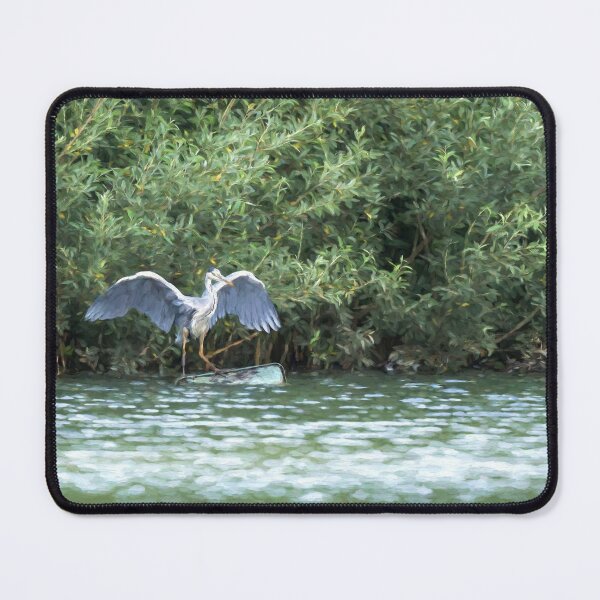 Item preview, A digital illustration of a Grey Heron. designed and sold by RobThorley.