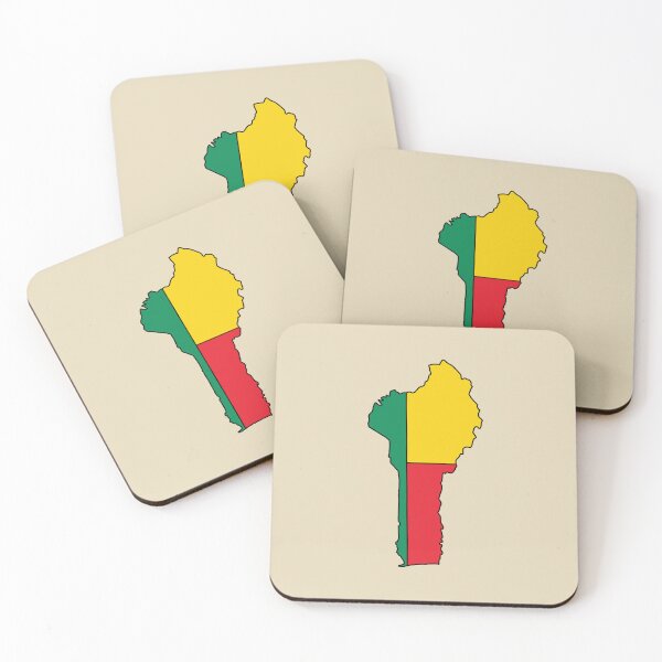 Item preview, Benin Country Shape Flag designed and sold by Rachael Taylor.