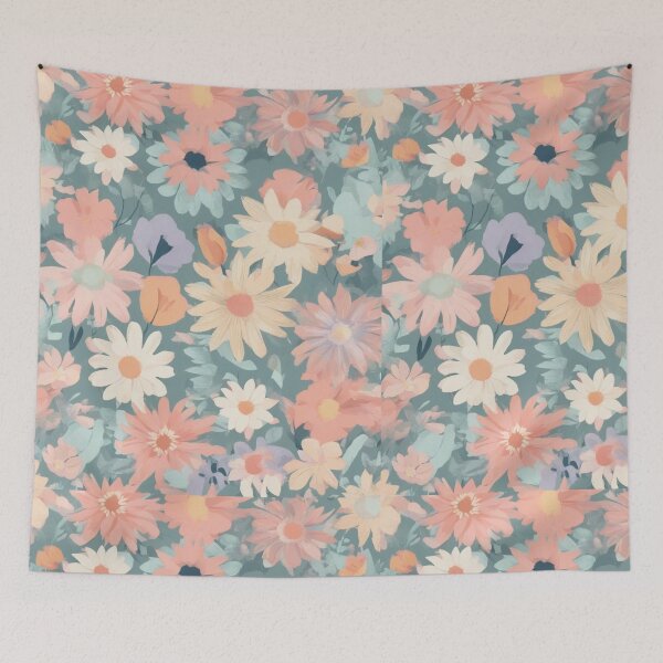 Item preview, Artistic Elegance in Soft-Colored Florals designed and sold by ALITTLETOWN.